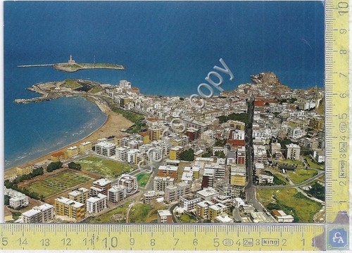 Cartolina - Postcard - Vieste - panorama aereo - anni …