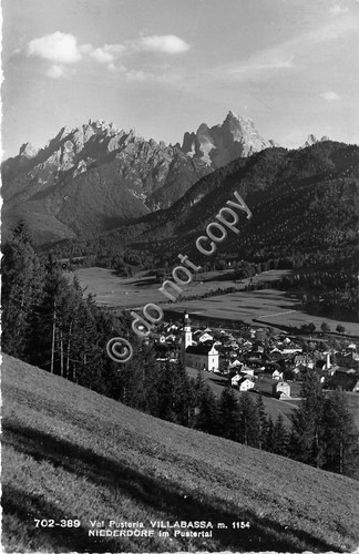 Cartolina - Postcard - Villabassa - Panorama - 1952