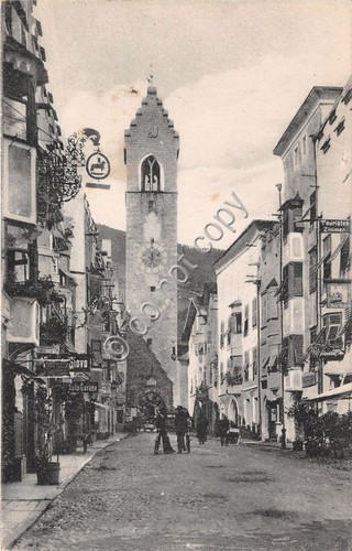 Cartolina - Postcard - Vipiteno - Torre Dodici - animata …