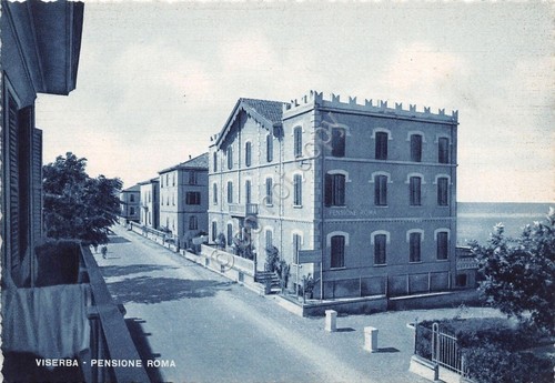 Cartolina - Postcard - Viserba - Pensione Roma - NVG