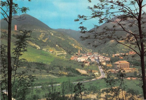 Cartolina - Postcard - Visso - Panorama - anni '70