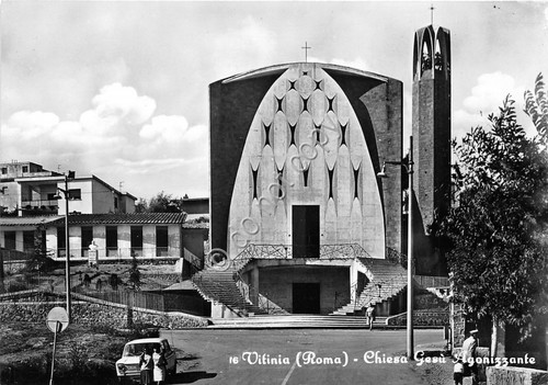 Cartolina - Postcard - Vitinia - Chiesa Gesù Agonizzante- anni …