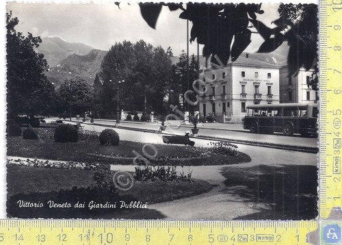 Cartolina - Postcard - Vittorio Veneto - Giardini Pubblici - …