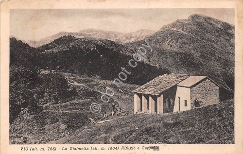 Cartolina - Postcard - Viù La Cialmetta 1931