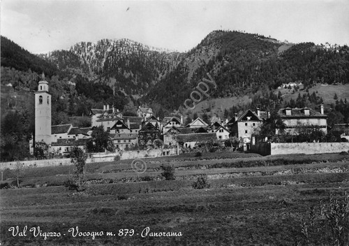 Cartolina - Postcard - Vocogno - Panorama - 1963 (Verbania)