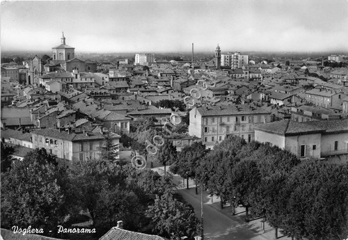 Cartolina - Postcard - Voghera - Panorama - 1958