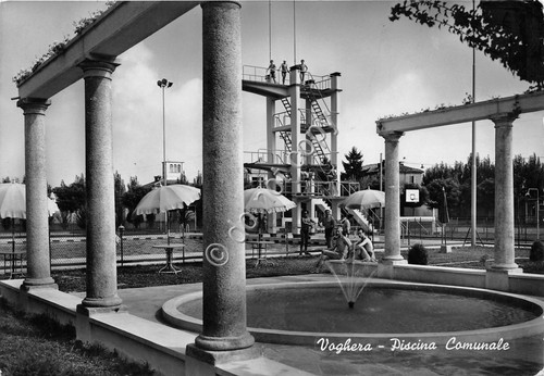 Cartolina - Postcard - Voghera - Piscina Comunale - anni …