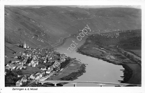 Cartolina - Postcard - Zeltingen a.d. Mosel - anni '40