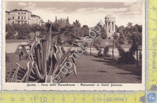 Cartolina - Postcard -Gorizia - Parco delle Rimembranze - anni …