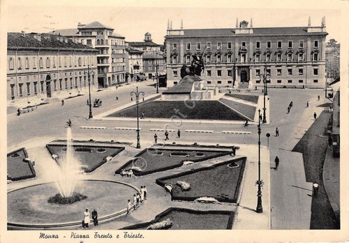 Cartolina - Postcard- Monza - Piazza Trento e Trieste - …