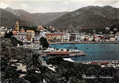 Cartolina - Rapallo - Panorama - 1956 (Genova)