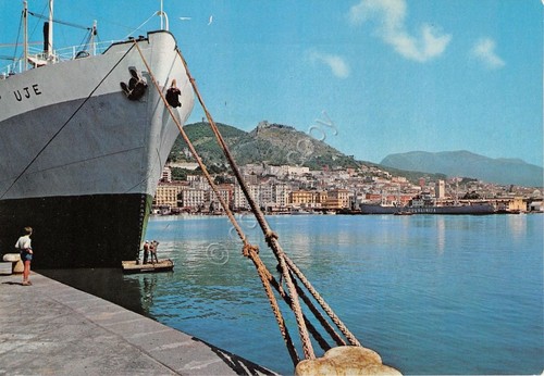 Cartolina - Salerno - Porto - Timbro centenario Banco di …