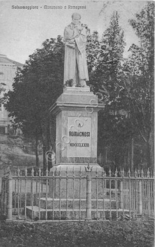 Cartolina - Salsomaggiore - Monumento a Rospigliosi - 1923