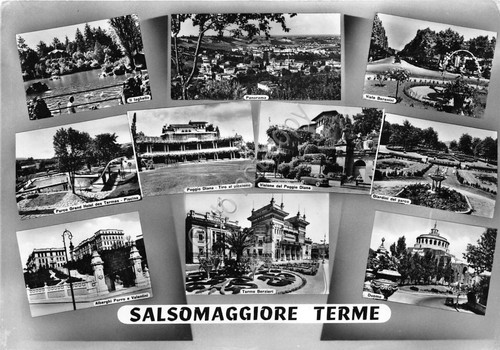 Cartolina - Salsomaggiore terme - Vedutine - 1963