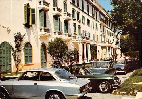 Cartolina - Salsomaggiore Terme Hotel Milano Auto d'epoca