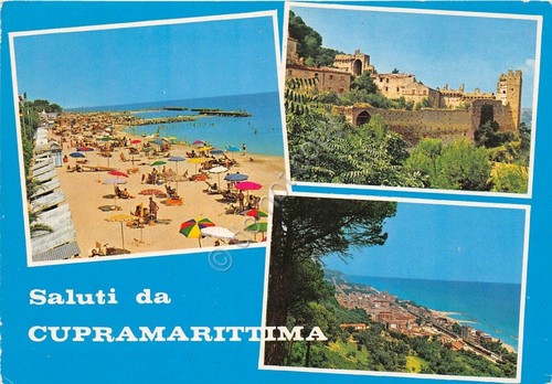 Cartolina - Saluti da - Atri - Vedutina - panorama …
