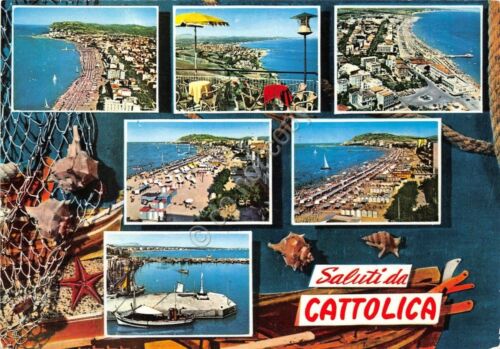 Cartolina - Saluti da - Cattolica - Vedutine - 1974 …