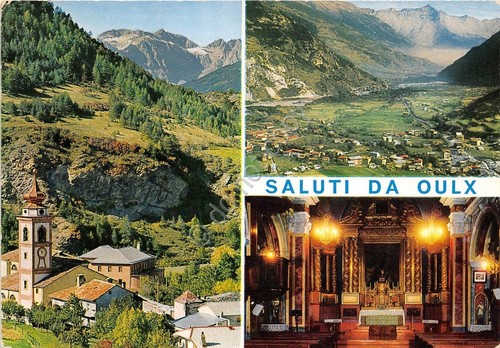 Cartolina - Saluti da - Oulx - Vedutine - 1969