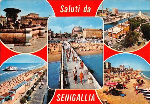 Cartolina - Saluti da - Senigallia - Vedutine - 1976 …