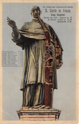 Cartolina - San Carlo in Arona - ed SAF - …