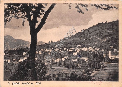 Cartolina - San Fedele Intelvi panorama 1954