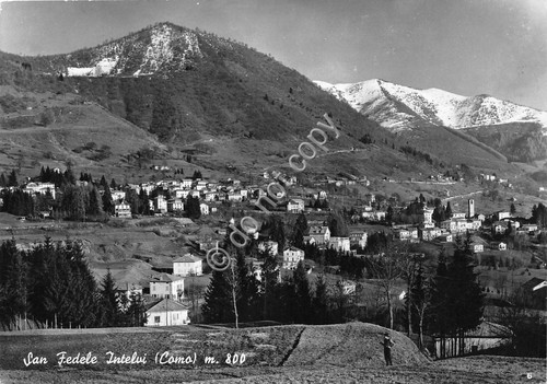 Cartolina - San Fedele Intelvi panorama 1965