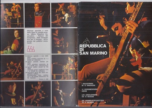Cartolina - San Marino - I Balestrieri - Set con …