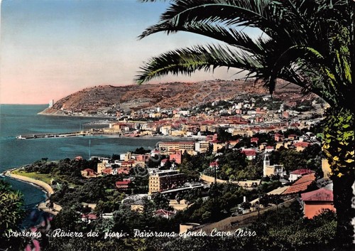 Cartolina - Sanremo - Panorama - Capo Nero - 1959