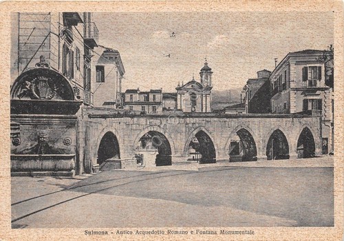 Cartolina - Sulmona - Antico acquedotto romano - NVG
