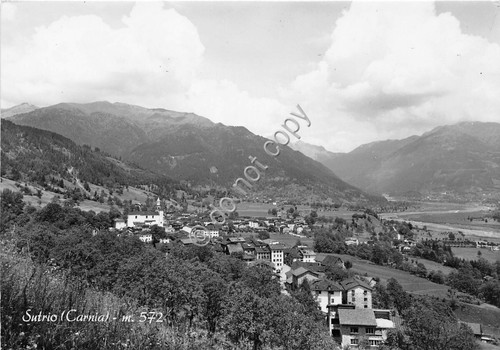 Cartolina - Sutrio Carnia Panorama
