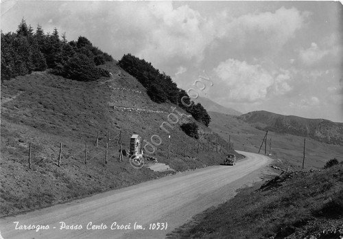 Cartolina - Tarsogno - Passo Cento Croci - 1954 (Parma)