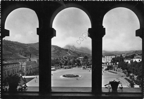 Cartolina - Teramo - PIazza Garibaldi - 1966