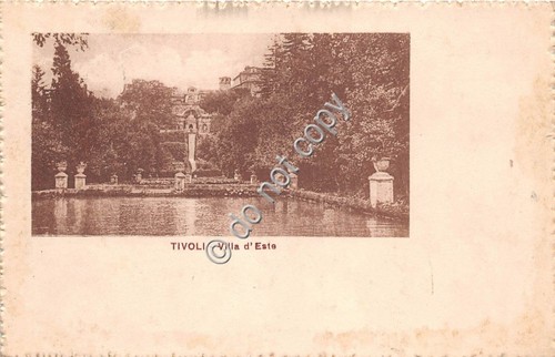 Cartolina - Tivoli Villa D'Este anni '10 VG