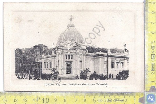Cartolina - Torino - Esposizione Internazionale 1911 - Manif. Tabacchi …