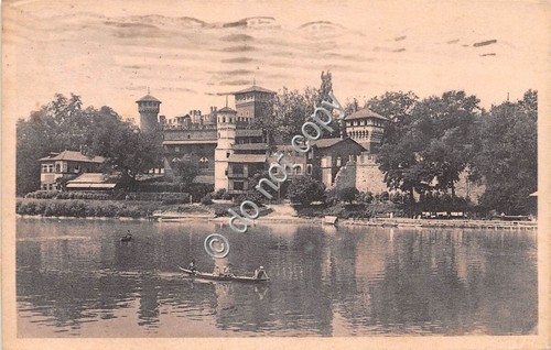 Cartolina - Torino Castello Medioevale animata 1934