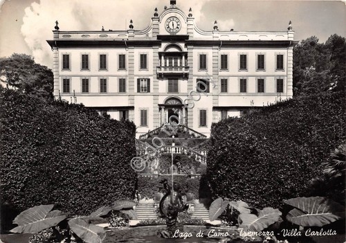 Cartolina - Tremezzo Villa Carlotta 1951