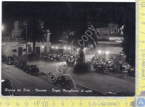 Cartolina - Varazze - Bagni Margherita - Notturno - NVG …