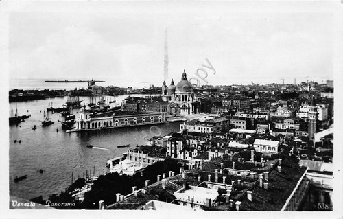 Cartolina - Venezia - Panorama - 1936 - VG
