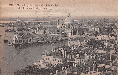 Cartolina - Venezia - Panorama della Salute dal Campanile - …