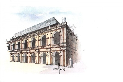 Cartolina - Vicenza - Basilica del Palladio - timbro filatelico …