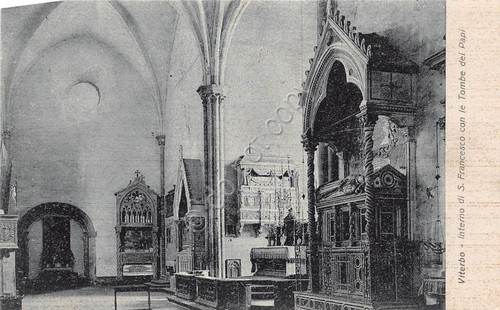 Cartolina - Viterbo - Chiesa S. Francesco - Interno - …