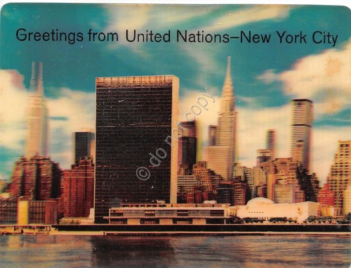 Cartolina 3D Lenticolare - New York City - Manhattan Post …