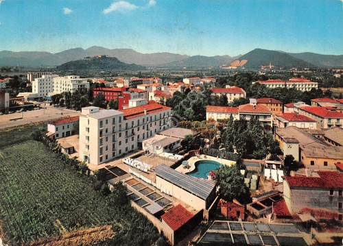 Cartolina Abano Terme Panorama 1969 segnata (Padova)