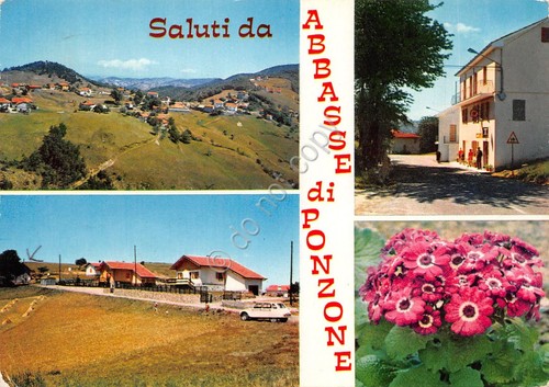 Cartolina Abbasse Ponzone vedute 1973