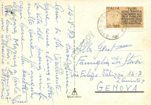 Cartolina Abruzzo vedute varie Aquila Orso Camoscio 1977 (L'Aquila)