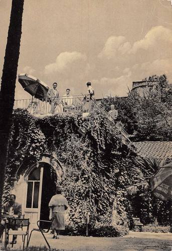 Cartolina Acquasparta Fonti di S. Francesco animata