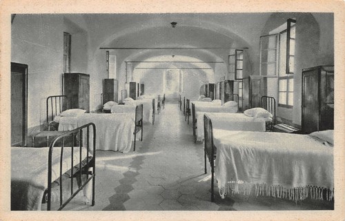 Cartolina Acqui Seminario Vescovile Dormitorio