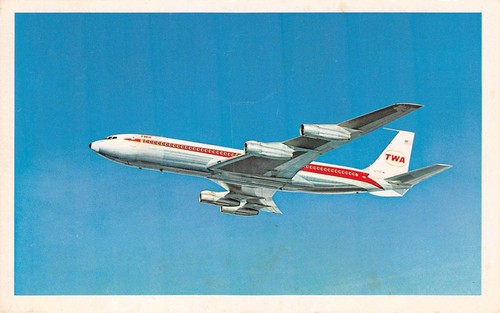 Cartolina Aereo Boeing TWA