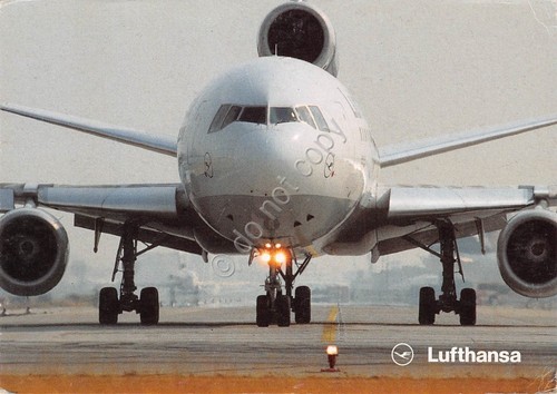 Cartolina Aereo Lufthanasa Mc Donnell Douglas DC 10 30