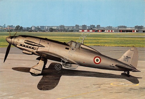 Cartolina aereo Macchi MC 206 aereo da caccia